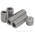 A2-70 DIN 916 SCRES COCAVE POINT GASSENER